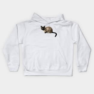 Siam Cat Kids Hoodie